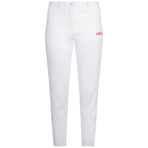 Womens Pia High Stretch US Golf Pants White - SU24
