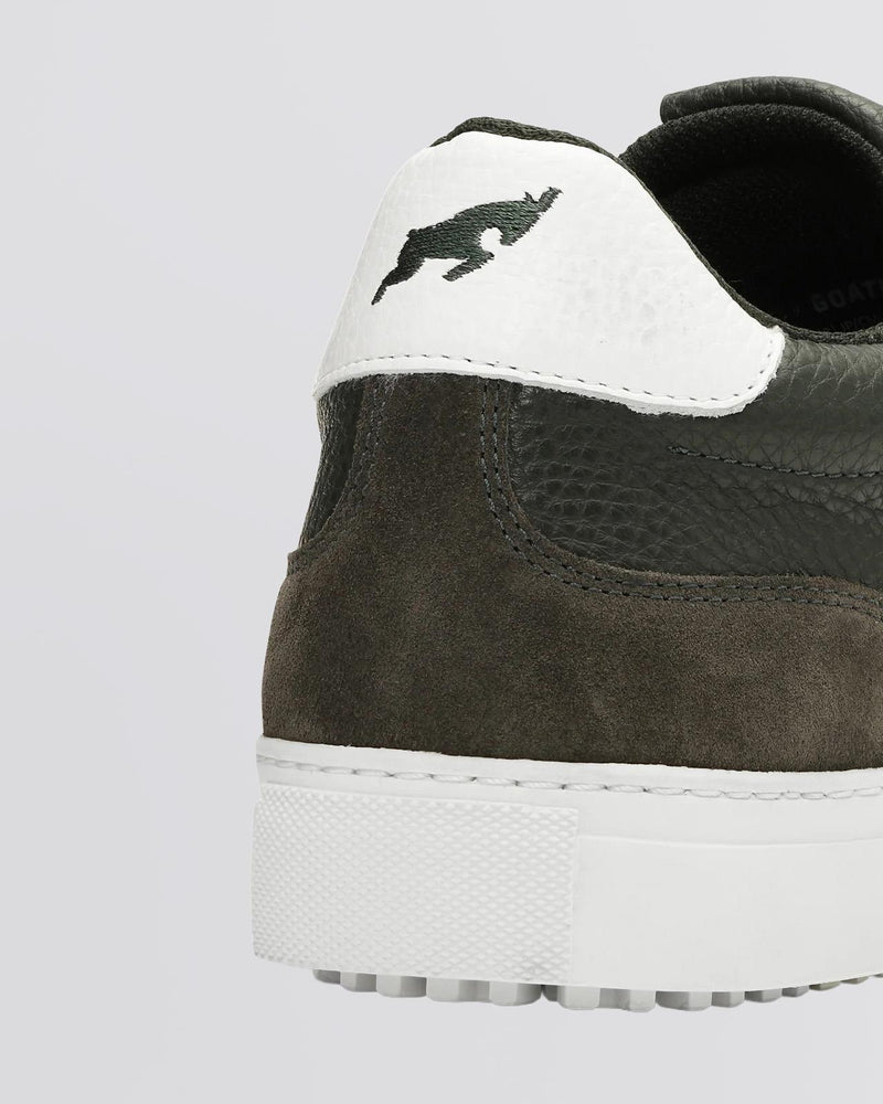 The Contour Collection Golf Shoes Dark Green/White Leather