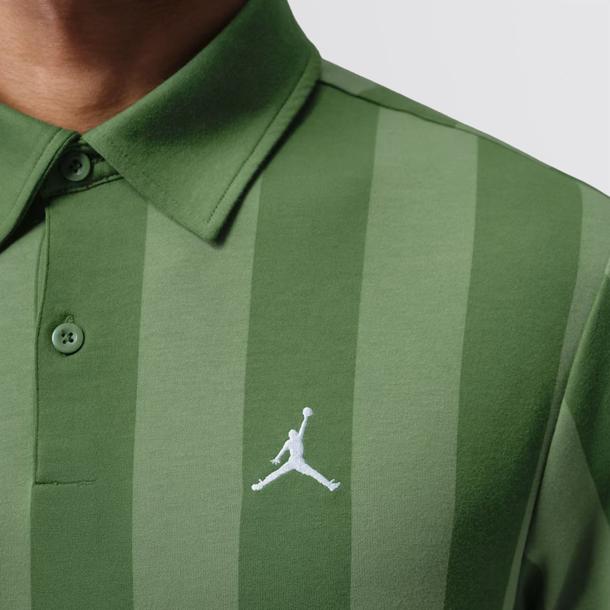 Jordan Dri-FIT Printed Golf Polo Forest Green/White