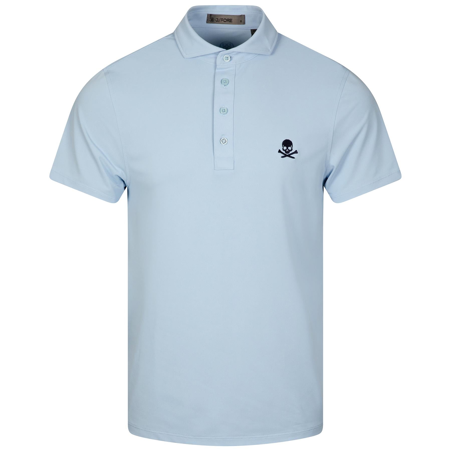 G/FORE Stretch Ice Woven Modern Spread Collar Shirt | Color: Blue | Size: M