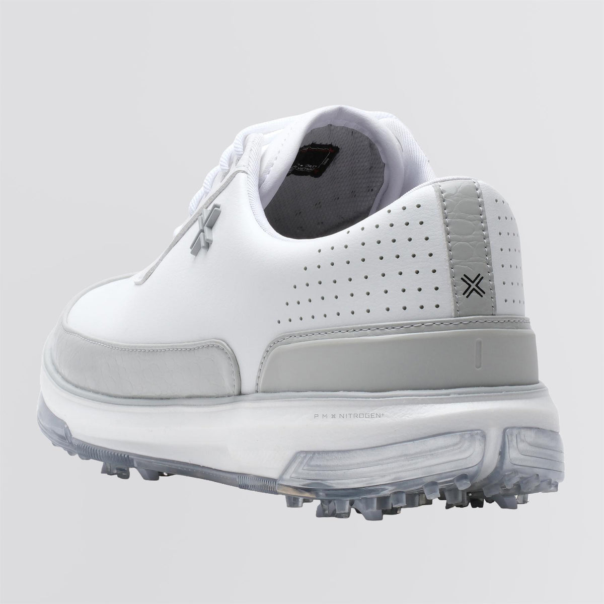 Moving Day SC RS Spiked Golf Shoes White/Ghost Grey Gator/White