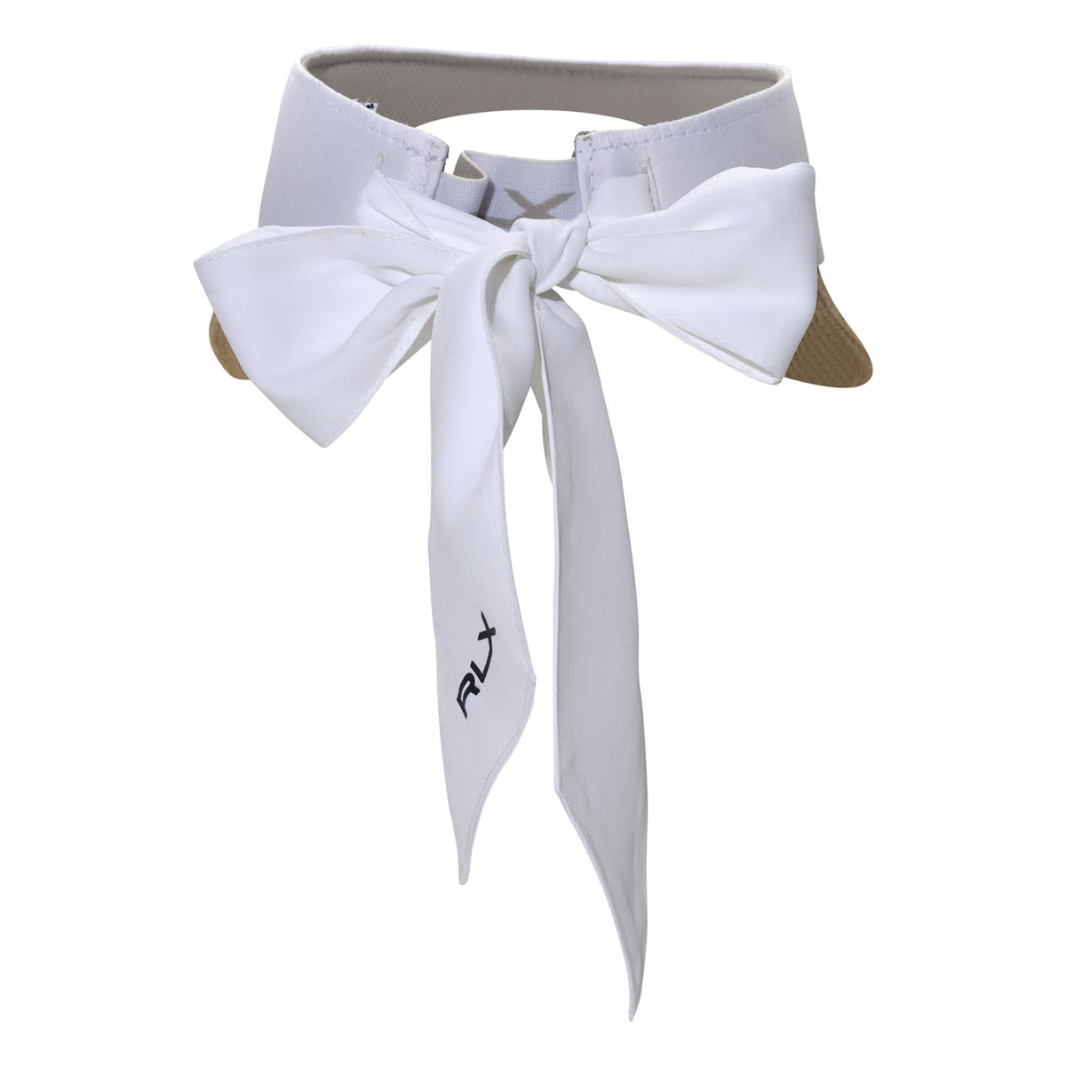 Womens Twilly Tie Visor White