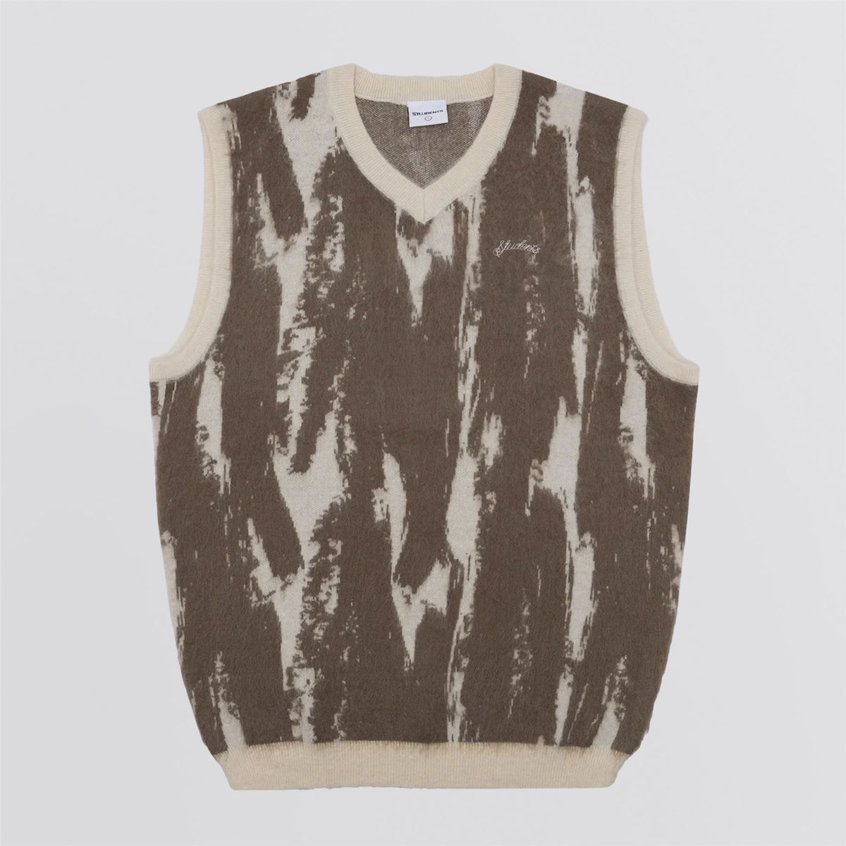 Cimarron Knit Vest Sweater Cream