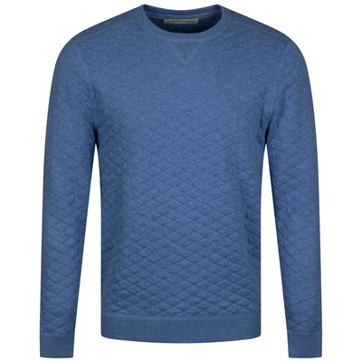 The Ward Crewneck Sweater Heathered Oxford - SS24