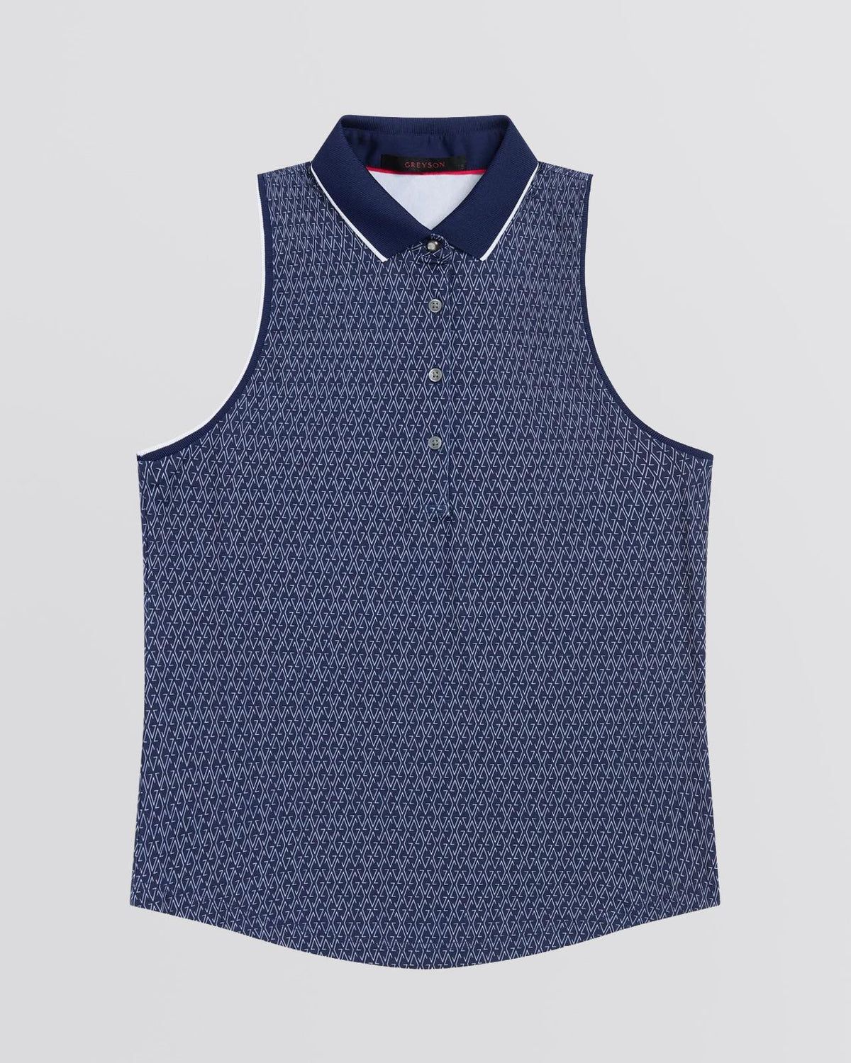 Womens G-Thing Scarlett Sleeveless Polo Maltese Blue