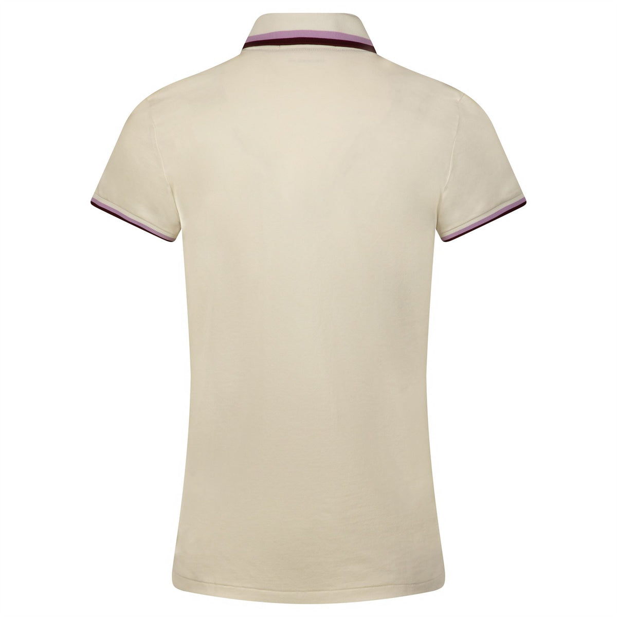Womens Tour Pique Val Polo Chic Cream/Harvard Wine/Light Mauve