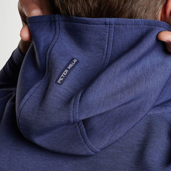 Peter Millar Winsome Half-Zip Hoodie Blue Pearl | Hoodies
