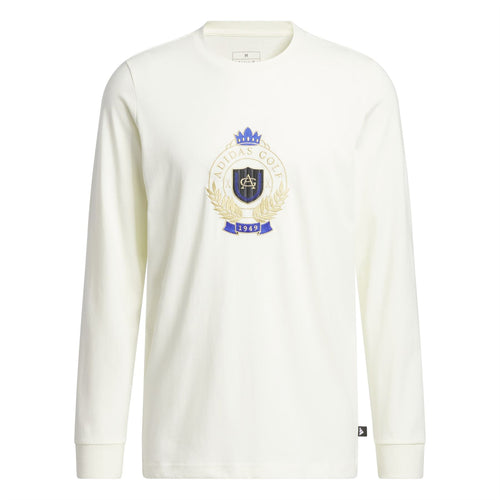 Golf Go-To Crest Graphic LS Tee Ivory - SS24
