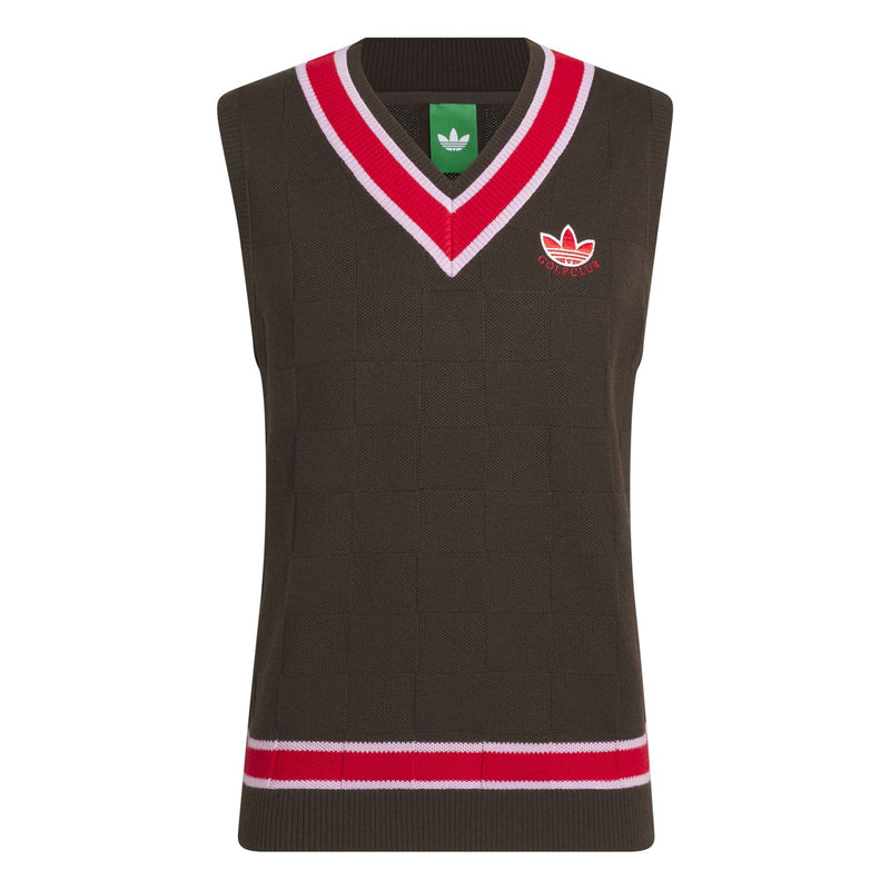 Originals Knitted Vest Dark Brown