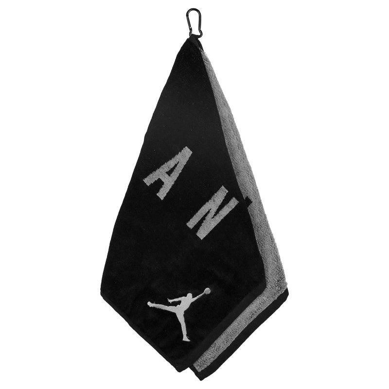Jordan Utility Golf Towel Black/Medium Grey/Medium Grey