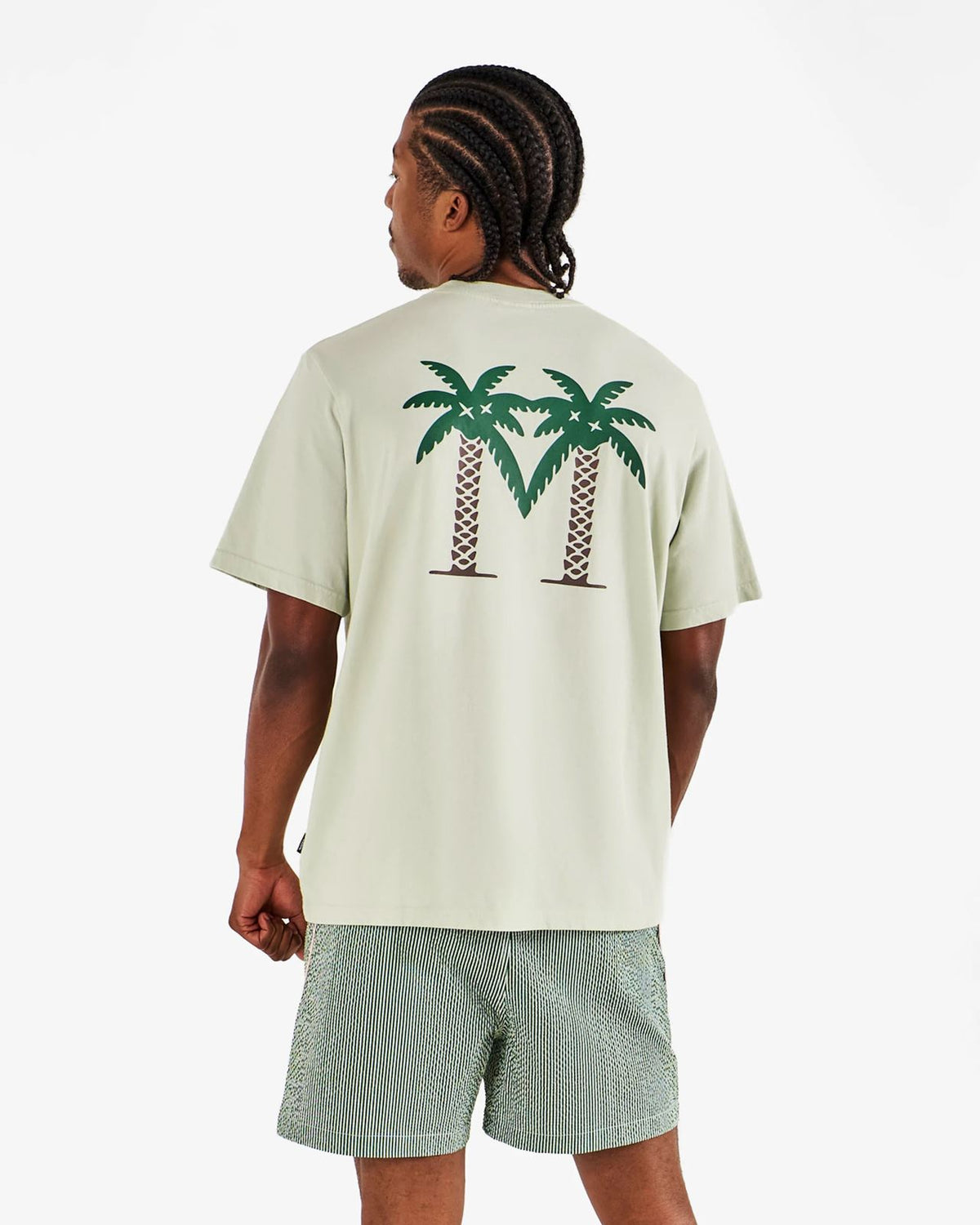 Bermuda Palms Tee Green Tint