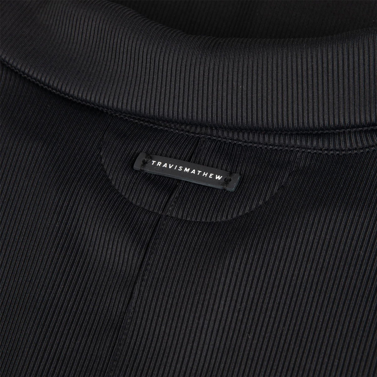 Womens Moveknit V-Neck Polo Black