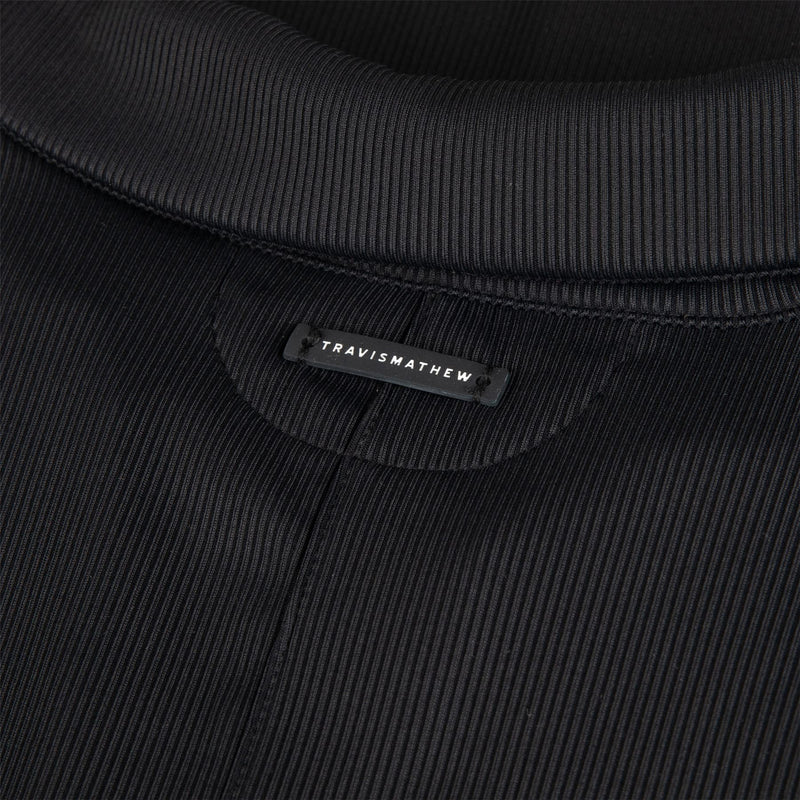 Womens Moveknit V-Neck Polo Black