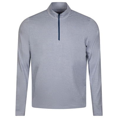 The Bell Quarter Zip Mid Layer Heathered Oxford - SS24