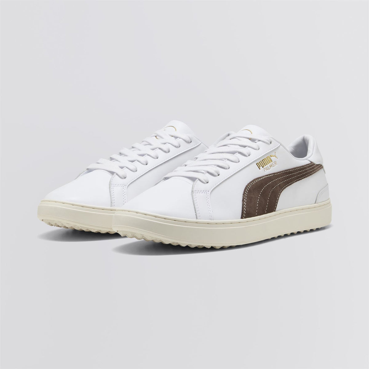 x AP Classic G Golf Shoes Puma White/Flat Bronze/Pale Pink