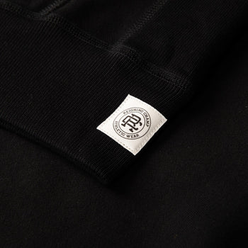 Midweight Terry Standard Hoodie Black