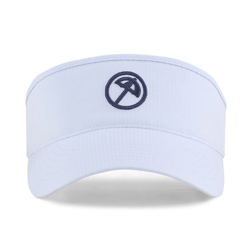 x AP Womens Seersucker Visor Zen Blue - SS25