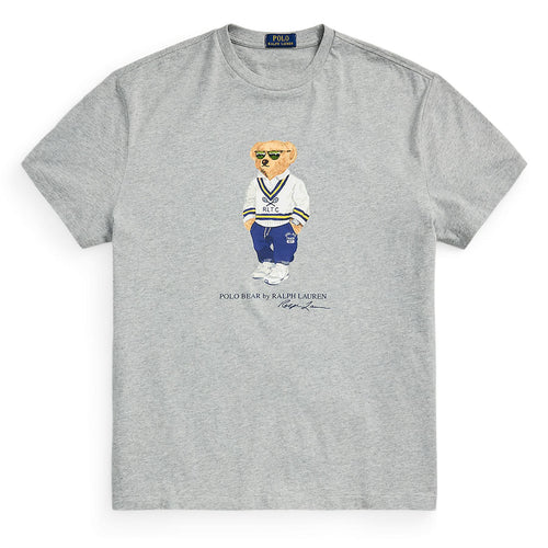 Polo Golf Classic Fit Bear Tee Andover Heather Heritage Icons - SS25