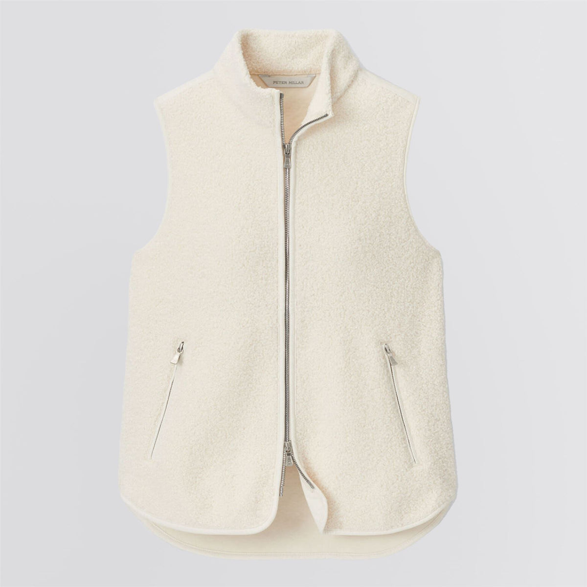 Womens Tilly Bonded Sherpa Vest Ivory