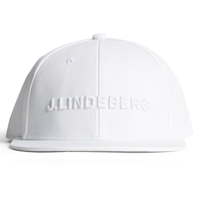Flat Peak Cotton Twill Cap White