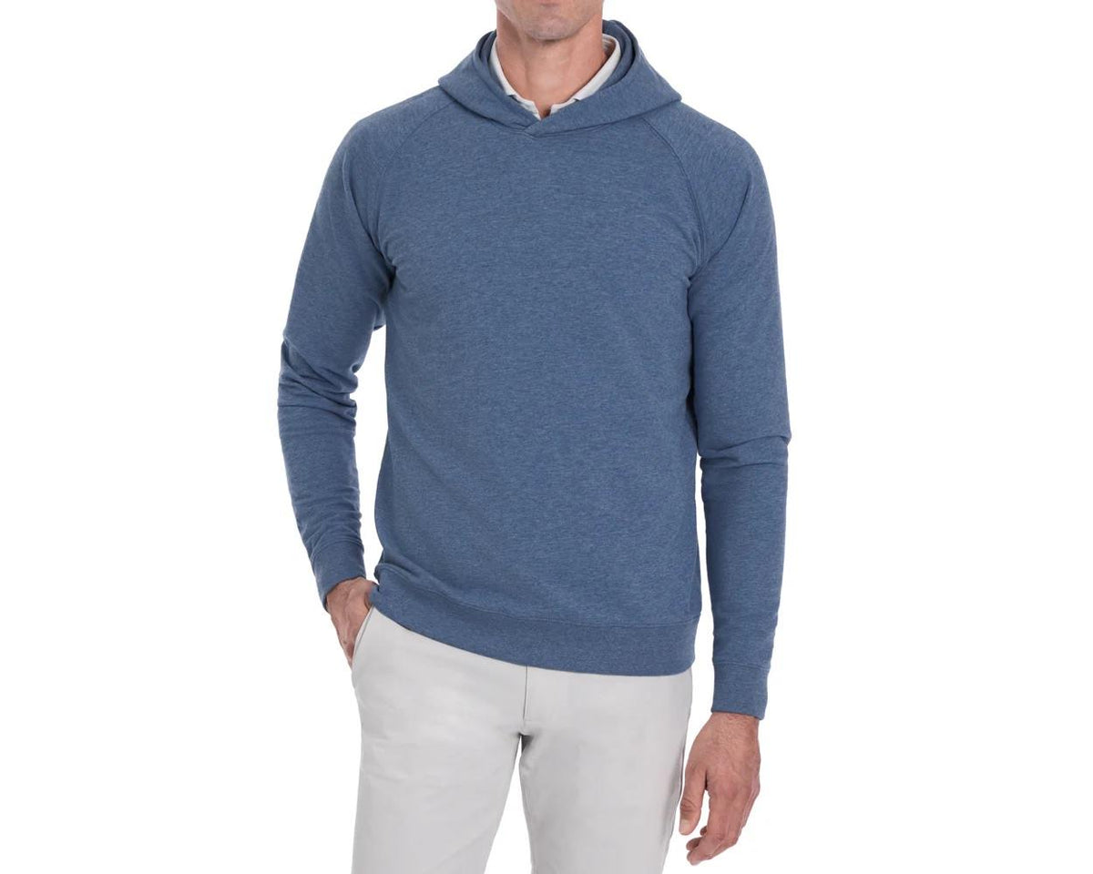 The Lawson Performance Hoodie Heathered Atlantic