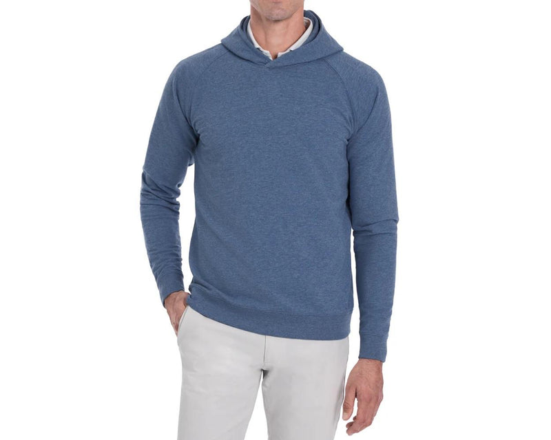 The Lawson Performance Hoodie Heathered Atlantic