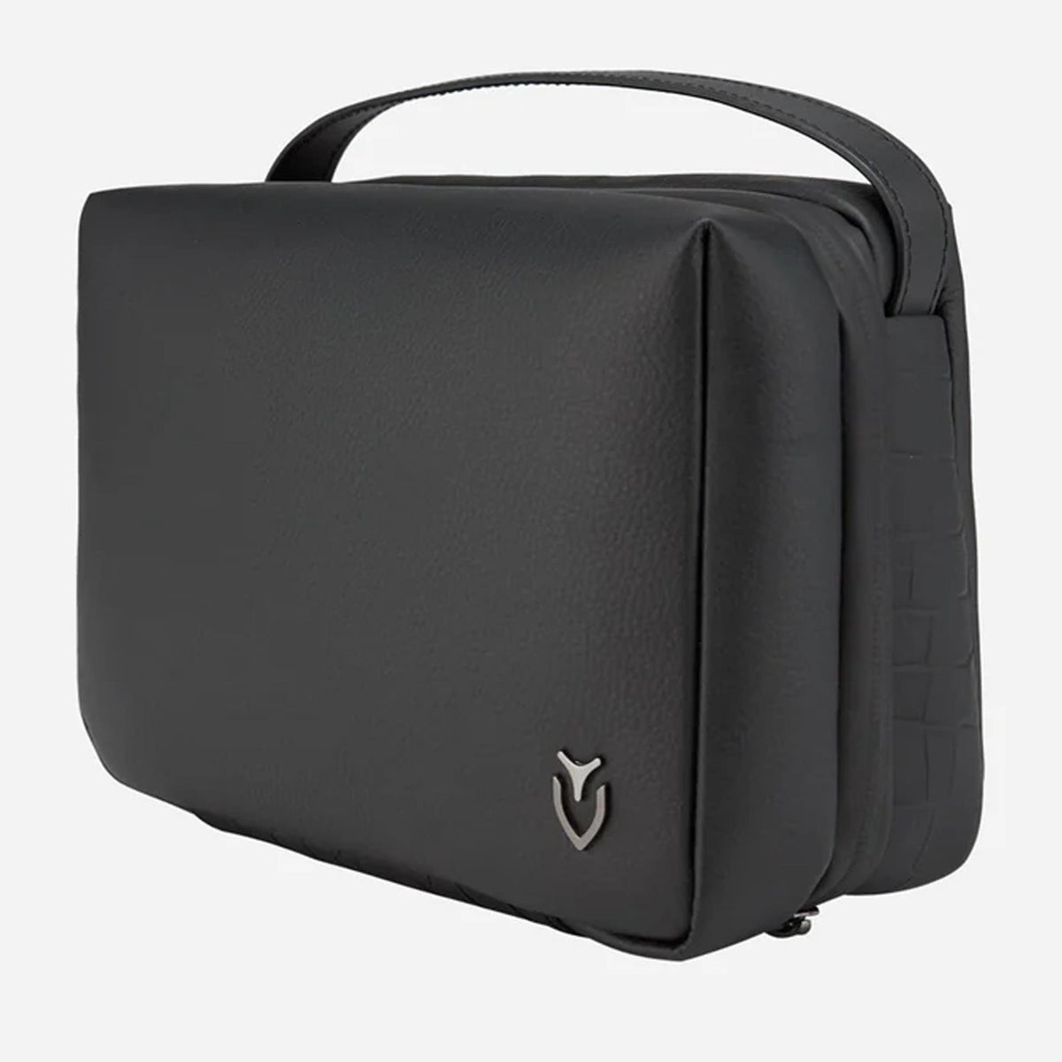 Signature Toiletry Bag Pebbled Black