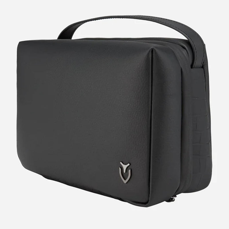 Signature Toiletry Bag Pebbled Black
