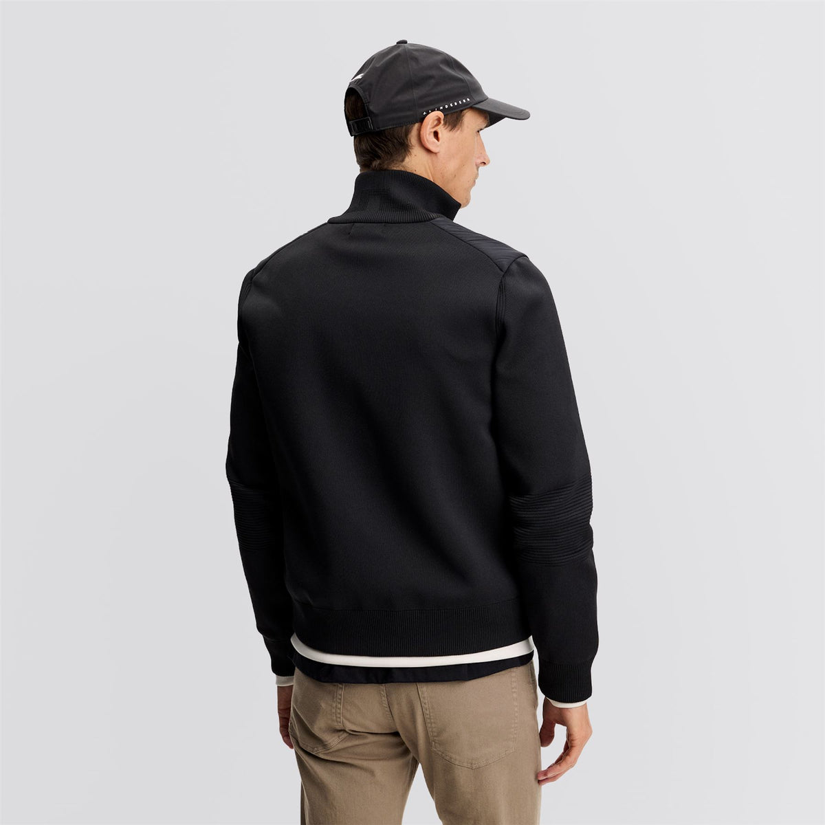 Ebbe Tech Knit Hybrid Jacket Black