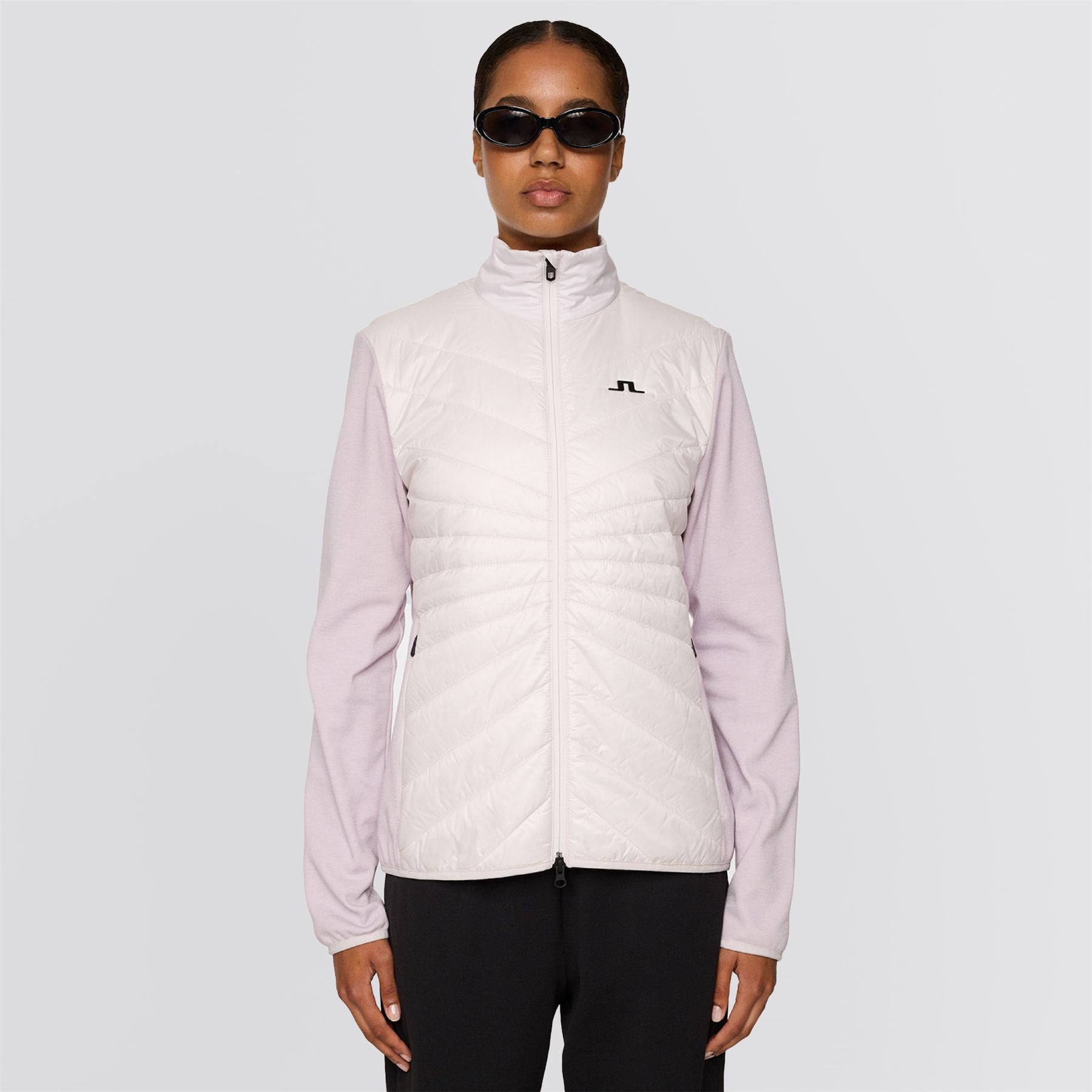 Womens Gemma Hybrid Jacket Gray Lilac