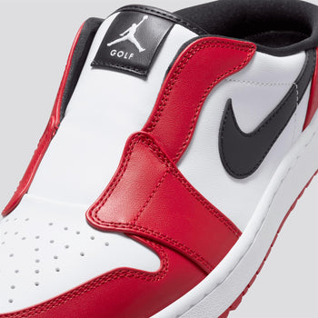 Jordan Golf シューズ 赤/黒/白 Jordan Golf Air Jordan 1 Mule Spikeless Shoes White/Black/Varsity