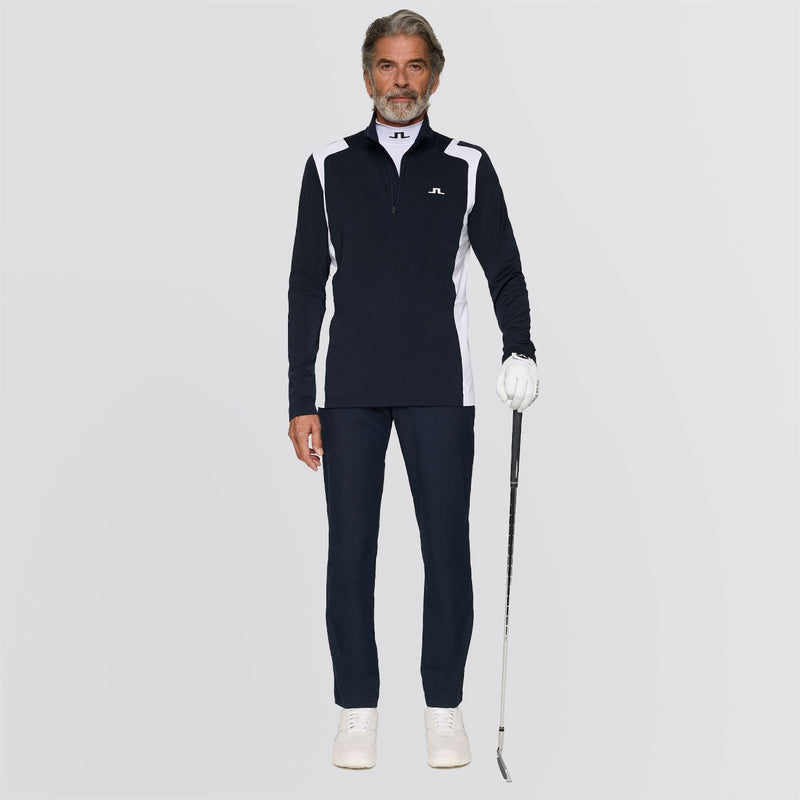 Lukas Quarter Zip Mid Layer JL Navy