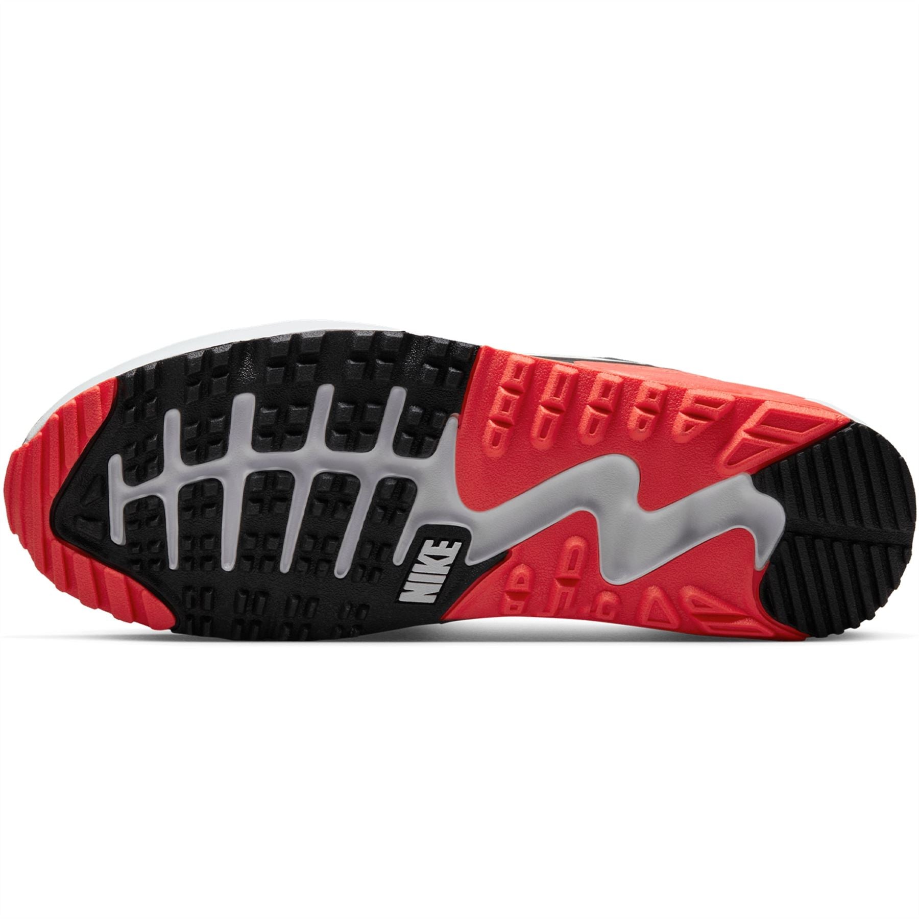 Sepatu Nike Atomic Red Air Max 90 Essential Trainer Red Black