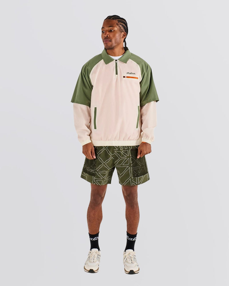 Marina Windshirt Cream/Olivine