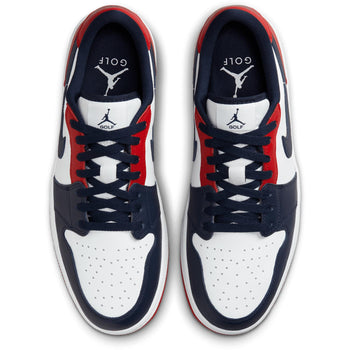 Nike Jordan Golf シューズ ネイビー/ホワイト/レッド Nike Air Jordan 1 Low Golf Shoes White/Red | Golf Shoes
