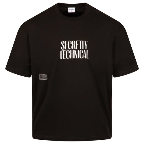 Secretly Technical T-Shirt Black - AW24