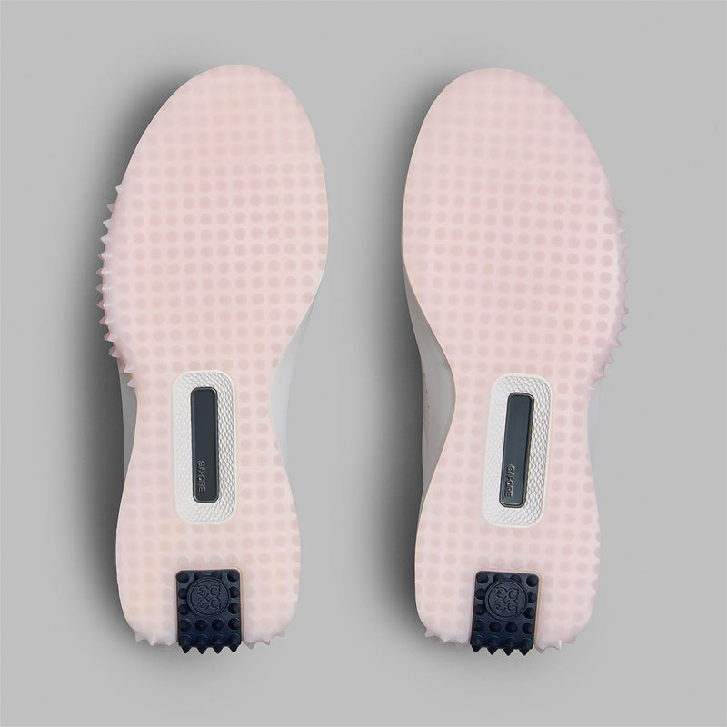 Womens G.112 Perforated Kiltie Golf Shoes Snow/Blush