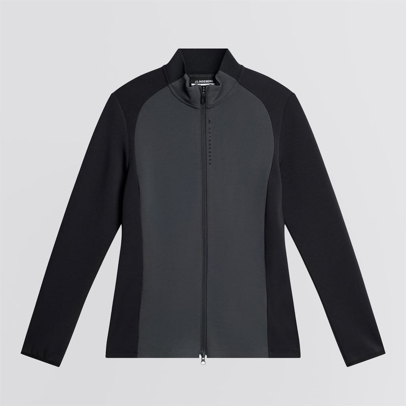 Womens Nami Zip Mid Layer Black