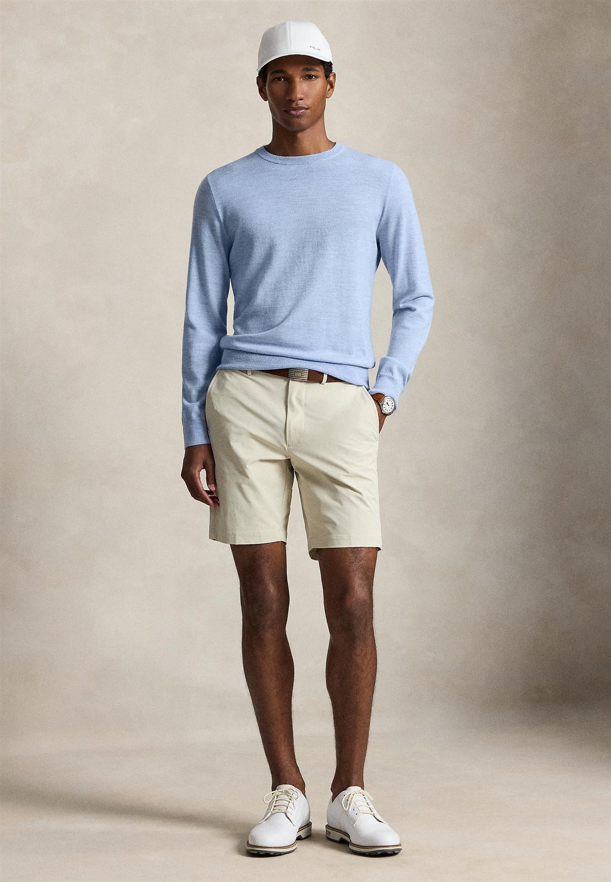 RLX Merino Wool Sweater Office Blue Heather