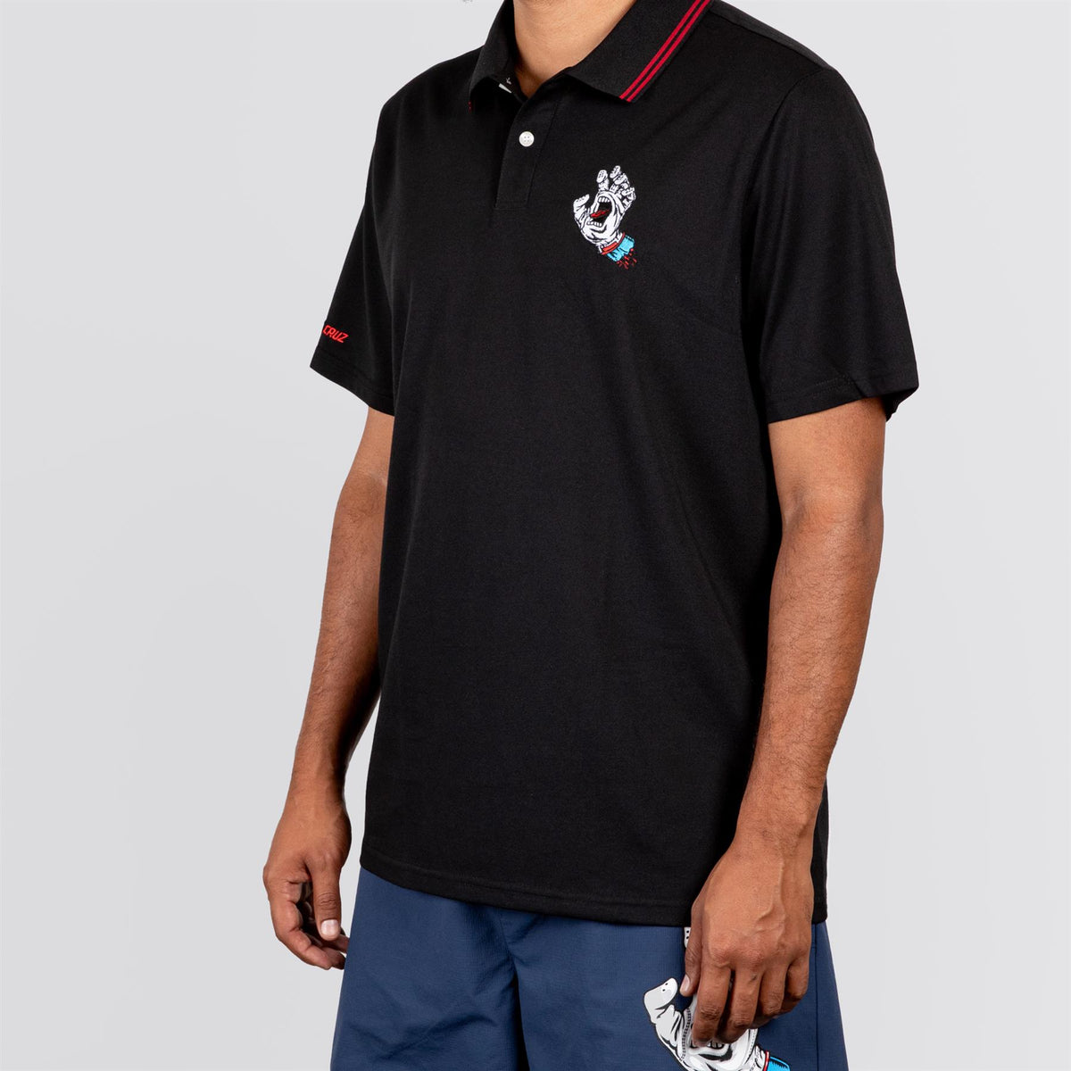 x Santa Cruz Fairway Polo Black