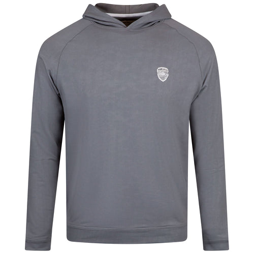 X TRENDYGOLF Camo Shield Pine Camp Performance Hoodie Oslo Gray - SS25