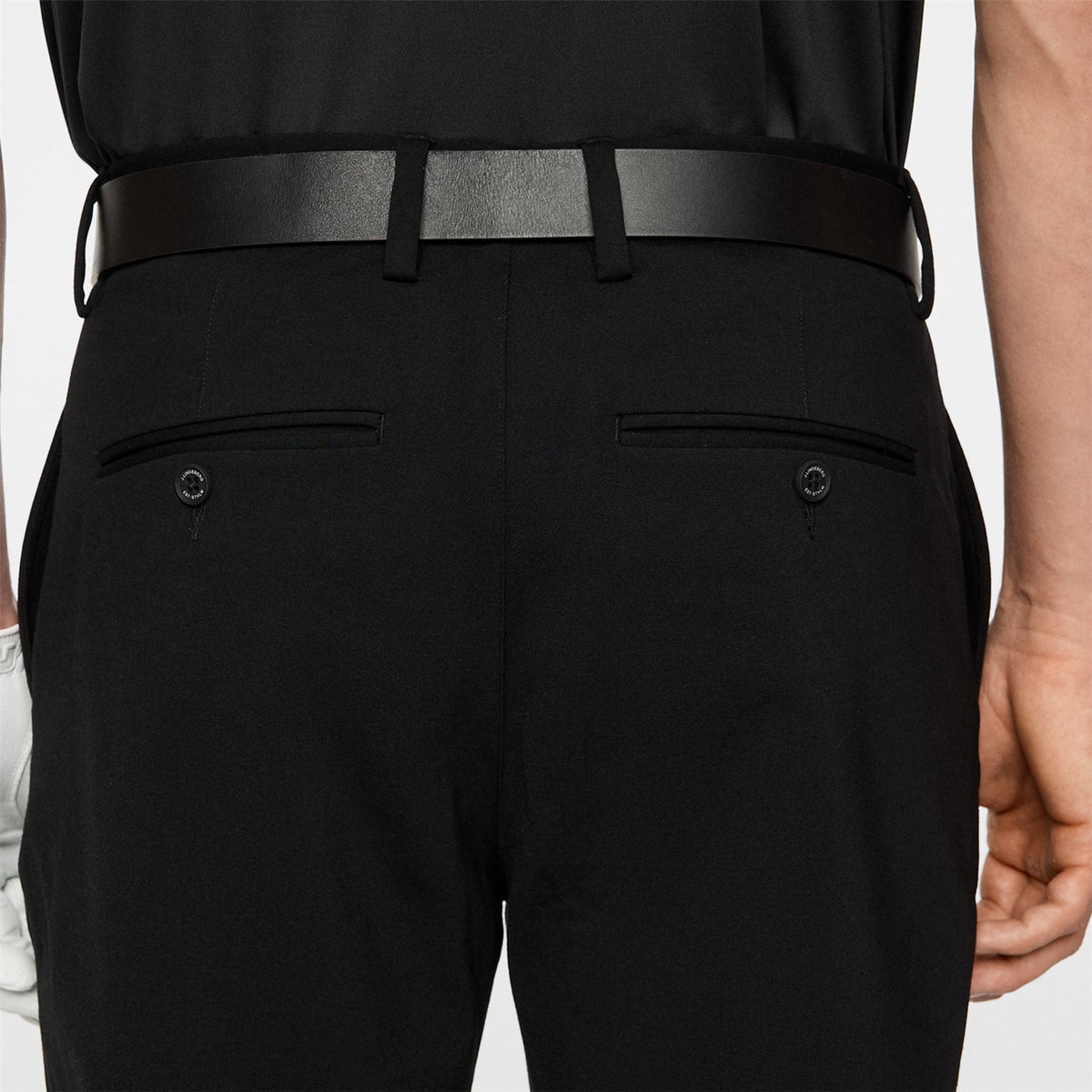 Harry Stretch Wool Pants Black
