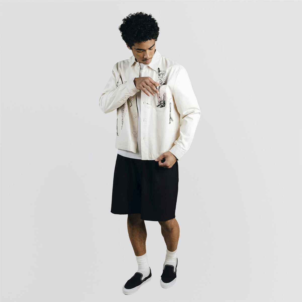Charl Chore Jacket Off White
