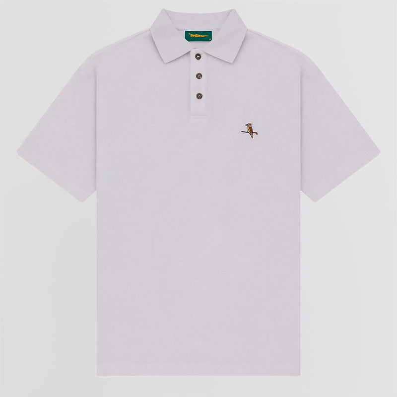 Kooka Terry Polo Stone Grey