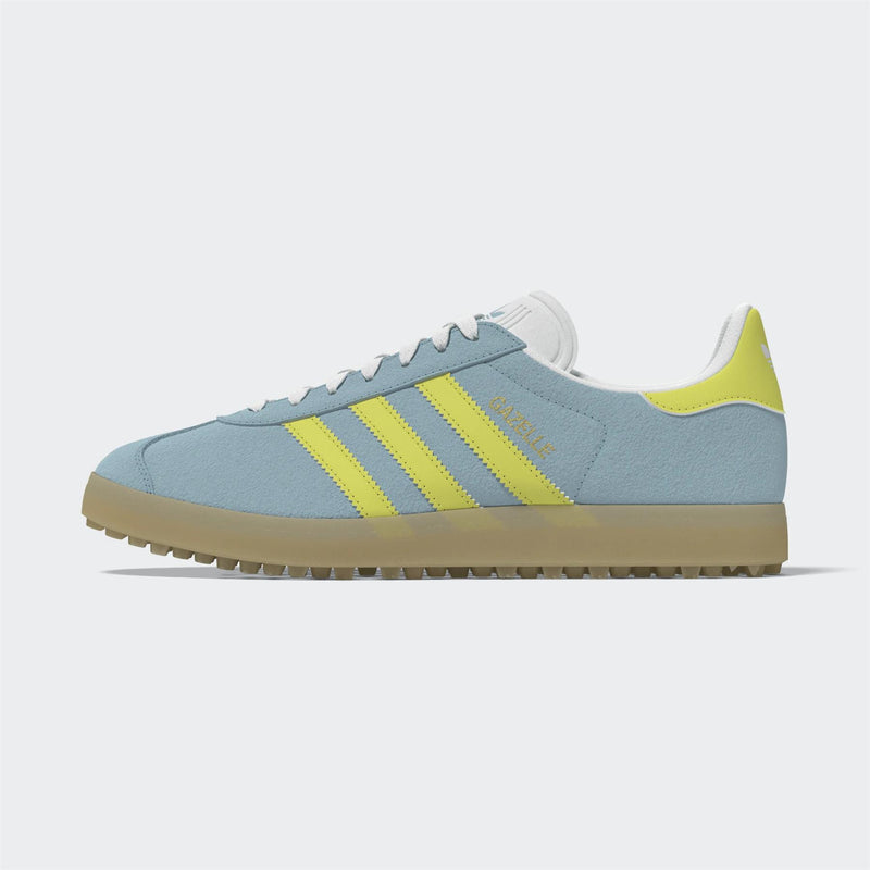 Womens Gazelle Spikeless Golf Shoes Blue/Pure Lemon/Gum4