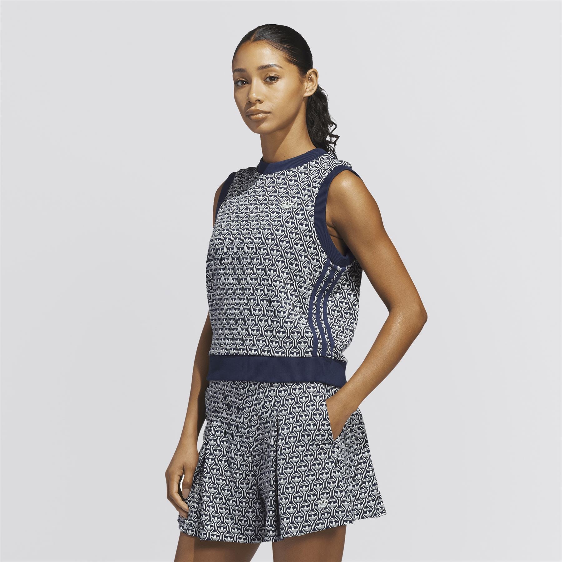 Womens Originals All Over Vest Night Indigo