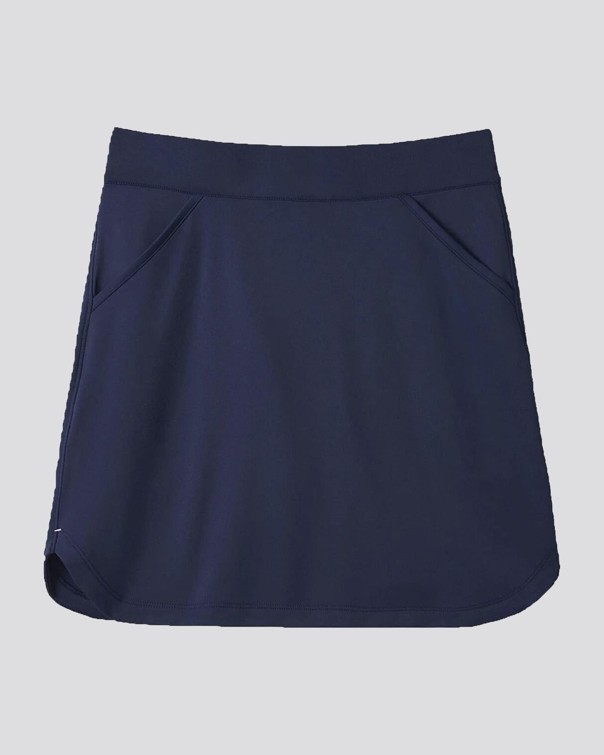 Womens Alice Petal Hem Skort Navy