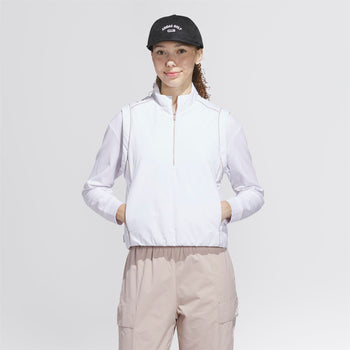adidas Beyond The Course Twistweave Loose Fit Quarter Zip Vest