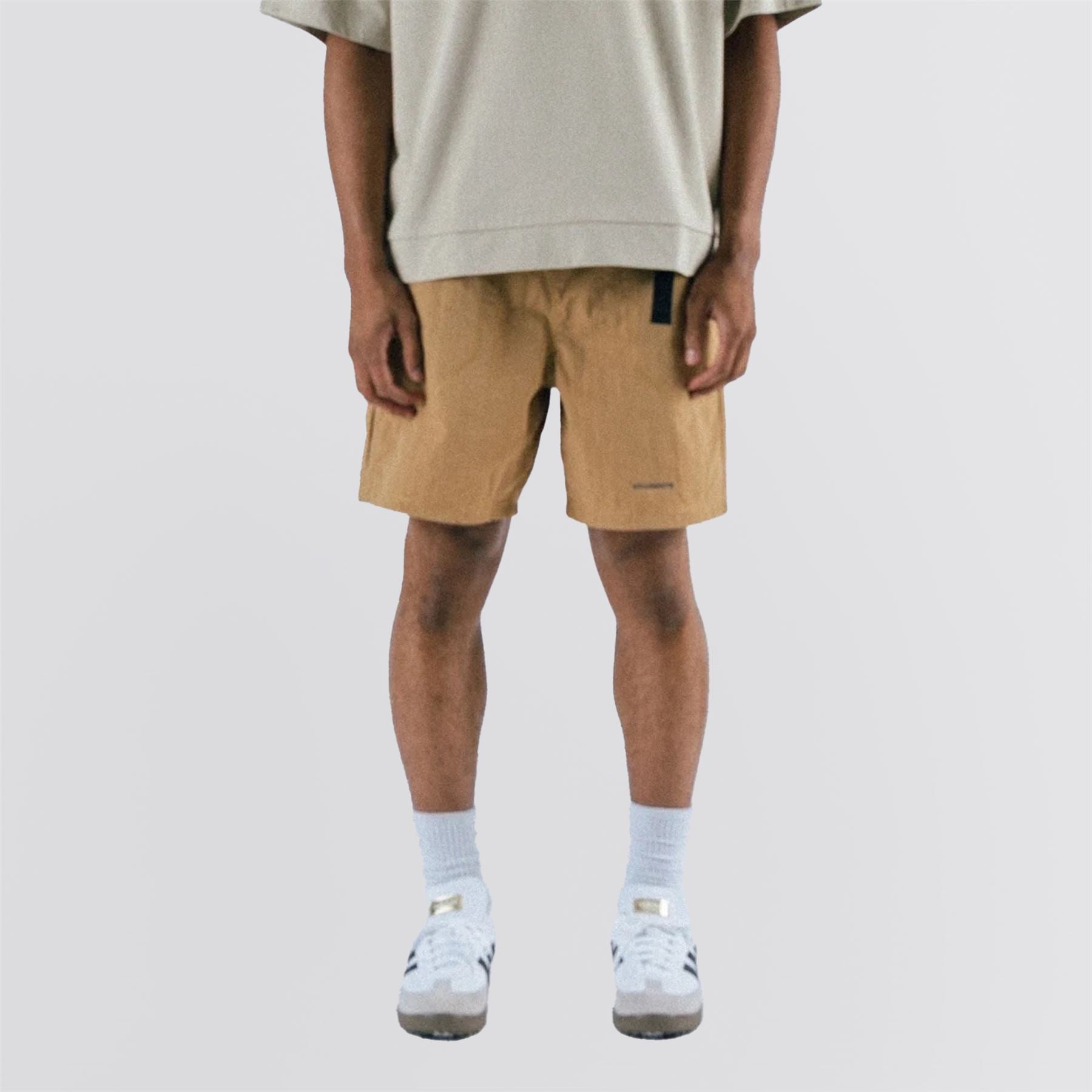 Explore Classic Utility Nylon Shorts Tan