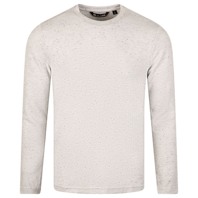 Cloud Waffle Crew Knit Heather Light Grey